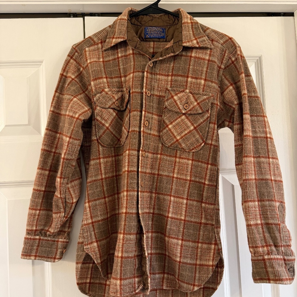 Vintage, Virgin Wool, Pendleton Shirt, Size Medium (but runs small!)